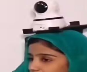 For daughters safety father got CCTV fitted on her head