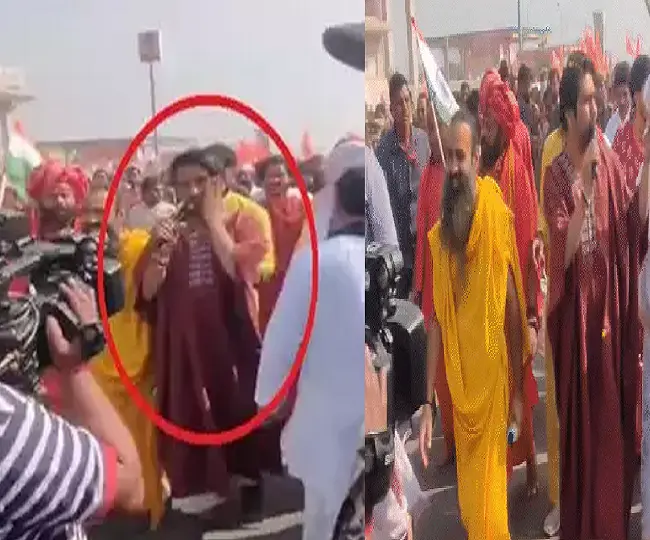 Jhansi Baba Bageshwar Dhirendra Shastri Injury on face