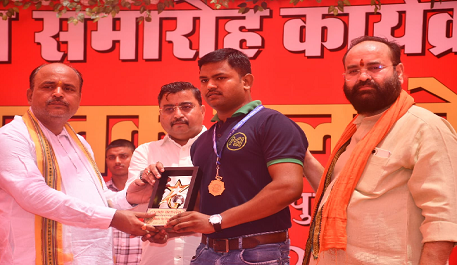 Students selected in SSC and UP Police were honored