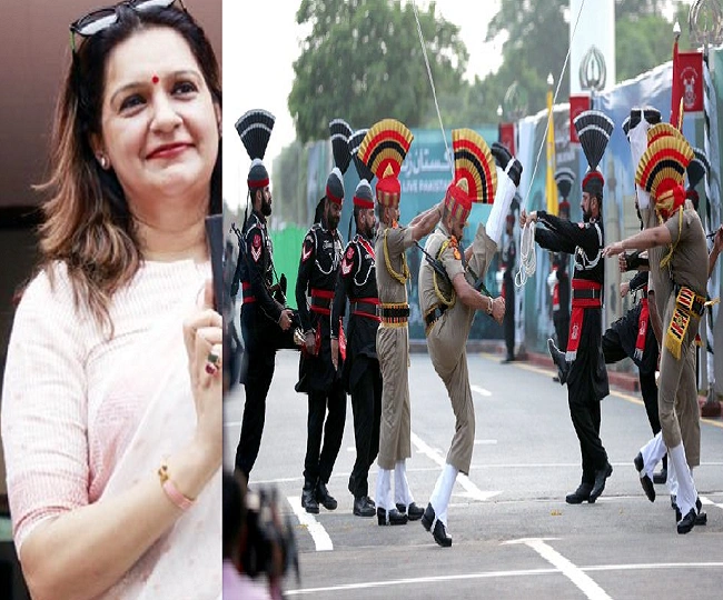 Attari Wagah Beating Retreat ceremony again Priyanka Chaturvedi targets central government