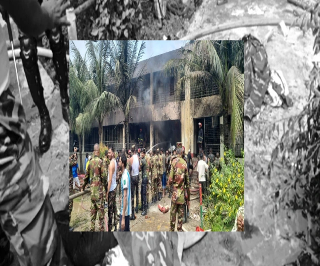 Bangladesh Air Force Jet Crashes in school