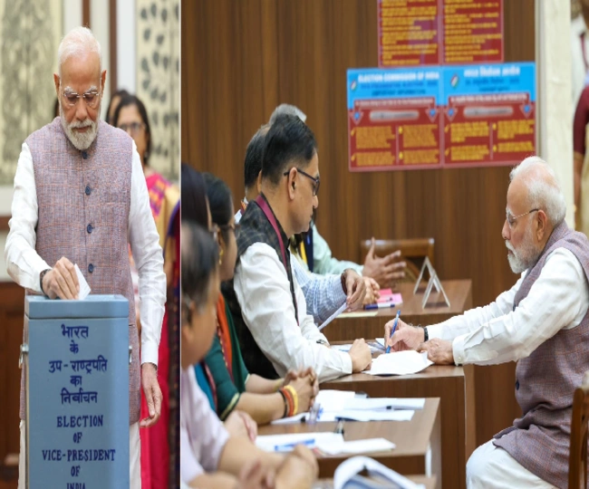 PM Modi casts first vote