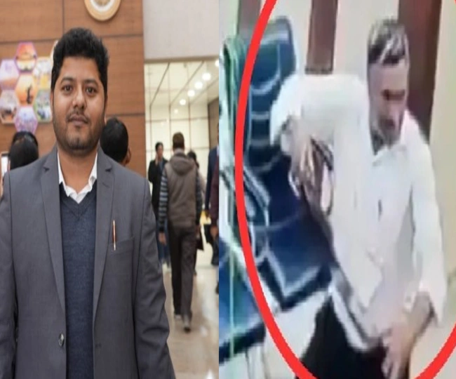 Principal beats sitapur BSA with belt