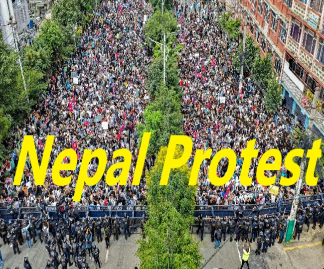 nepal Gen g Protest