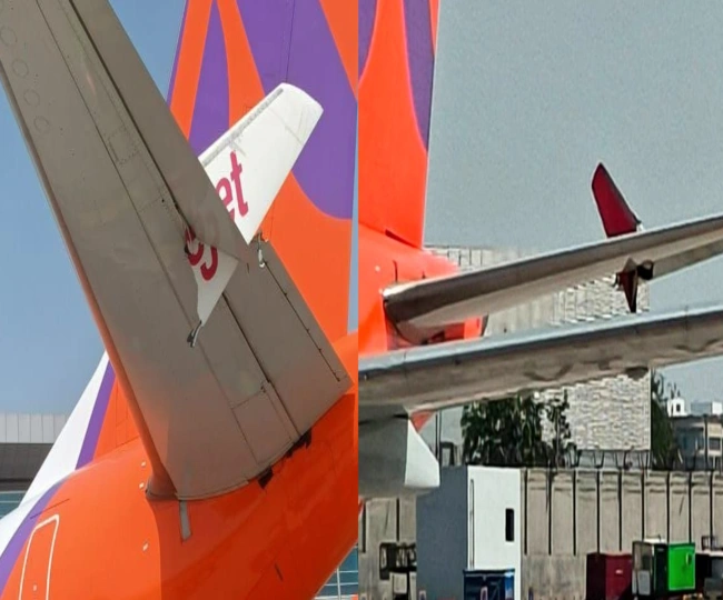 Delhi airport Two planes collided