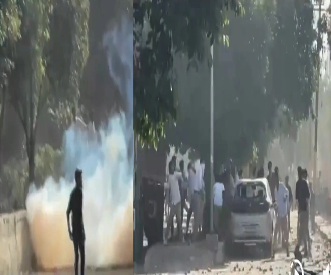 Employees stage massive protest