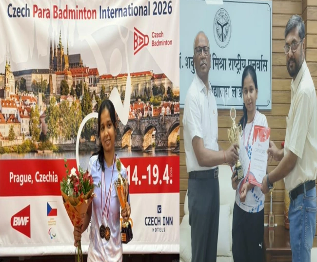 Shakuntala University Sanjana of shines in Czech Para Badminton