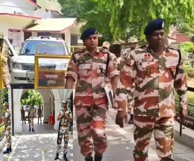 ITBP jawans surrounded Kanpur Police Commissioners office