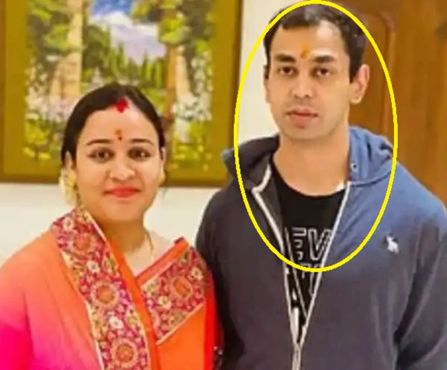 Prateek Yadav with Aparna Yadav