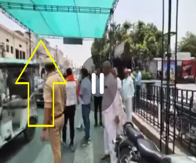 lucknow Traffic polices relief initiative Green net installed