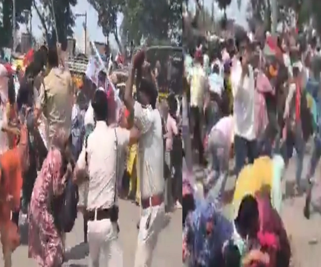 patna Police Lathi Charged students protesting against BPSC TRE4 advertisement