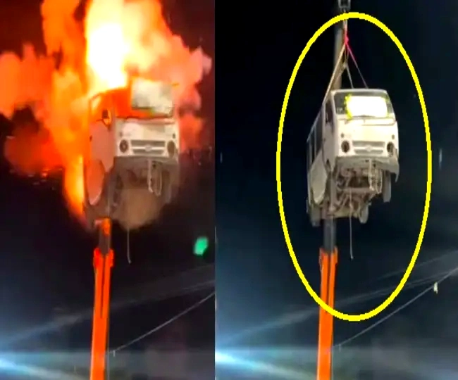Muharram procession car explode