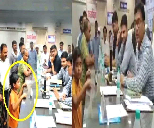 13 year old boy exposes system in front of District Magistrate