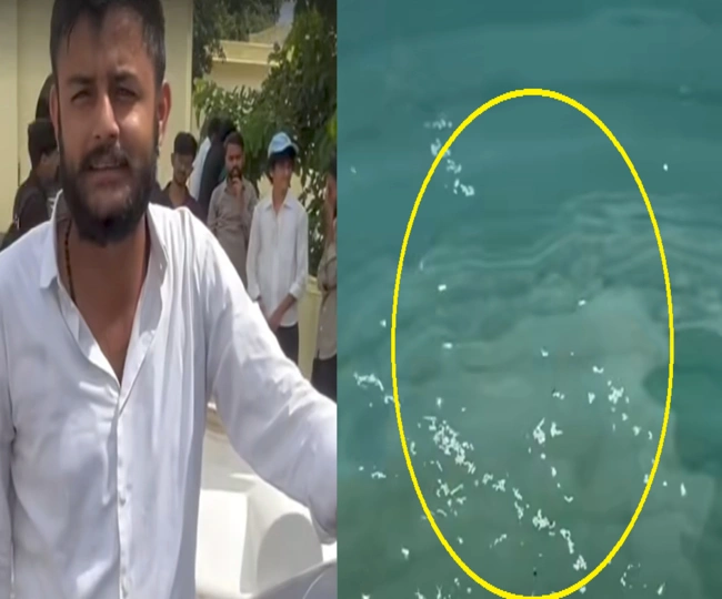 Lucknow University Insects and mosquitoes inside drinking water tank
