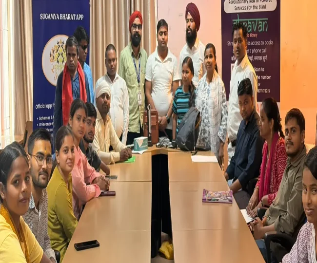 Shakuntala University Visually impaired students learn to use digital technologies